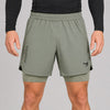 Fumetsu Icon Dual Layer Training Shorts Sand