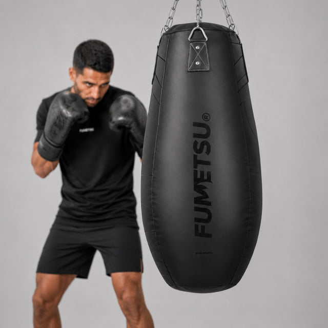 Fumetsu Icon Teardrop Punch Bag Black/Black Lifestyle 1