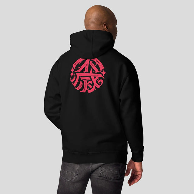Ikigai Hoodie black/Red Lifestyle 2