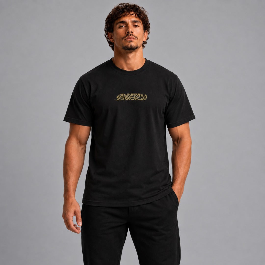 Fumetsu Ikigai T-Shirt Black/Gold