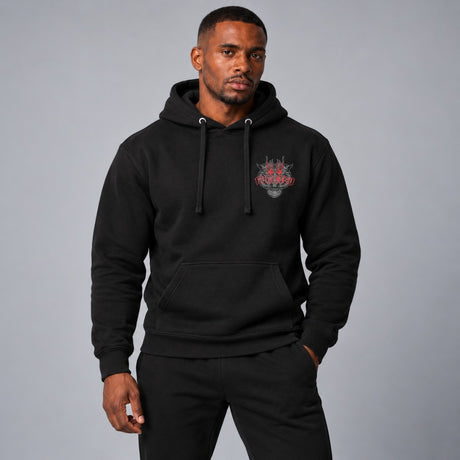 Fumetsu Inked - Tiger Hoodie Black/Red Lifestyle 3