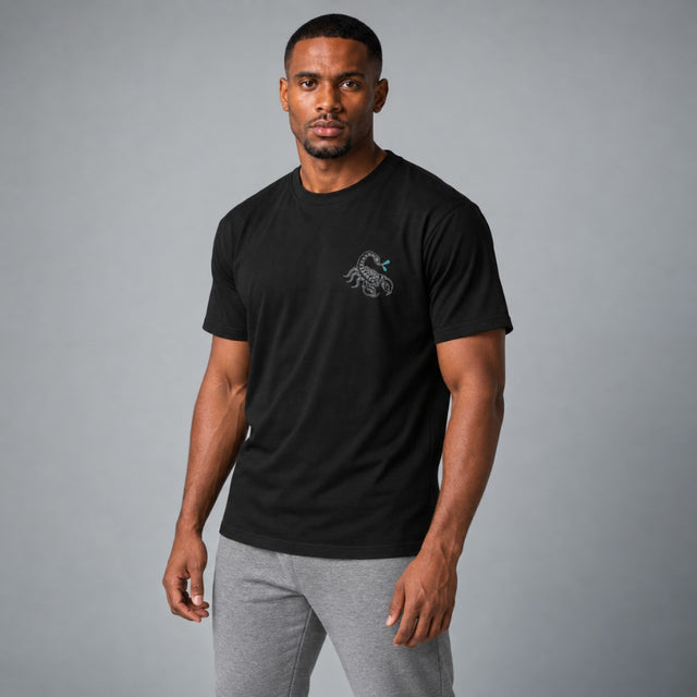 Fumetsu Inked - Scorpion T-Shirt Black/Grey/Teal 3