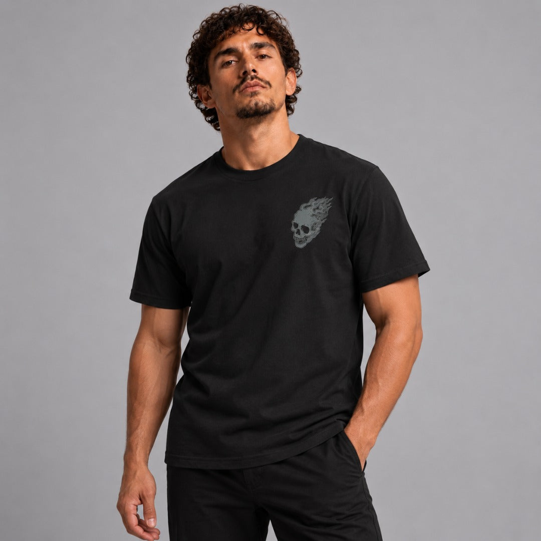 Fumetsu Inked - Skulls T-Shirt Black/Teal