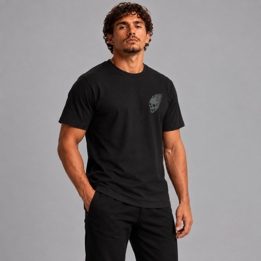Fumetsu Inked - Skulls T-Shirt Black/Teal