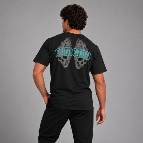 Fumetsu Inked - Skulls T-Shirt Black/Teal