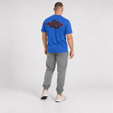Fumetsu Inked - Snake T-Shirt Blue/Red Back View