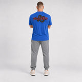 Fumetsu Inked - Snake T-Shirt Blue/Red Back View 2