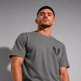 Fumetsu Inked - Wings T-Shirt Charcoal/Red