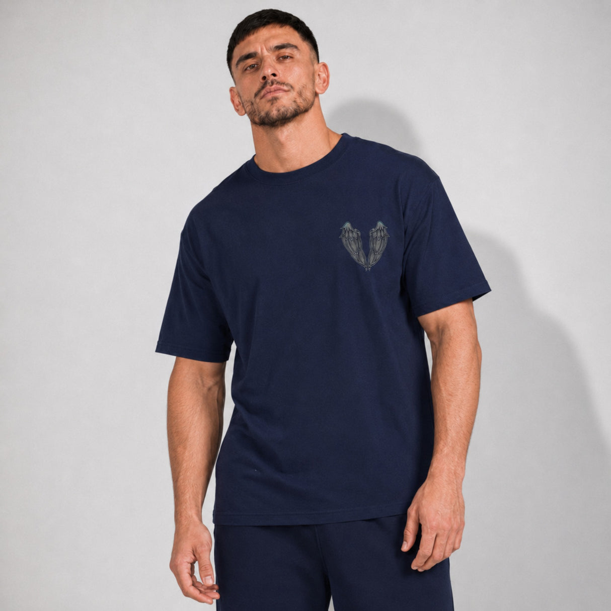 Fumetsu Inked - Wings T-Shirt Navy/Teal