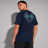 Fumetsu Inked - Wings T-Shirt Navy/Teal