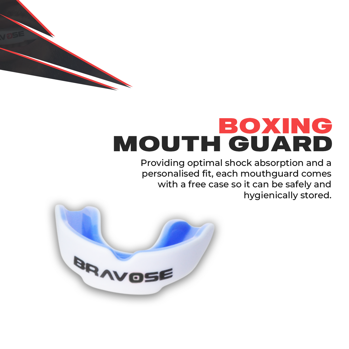 Bravose Mouth Guard Junior White