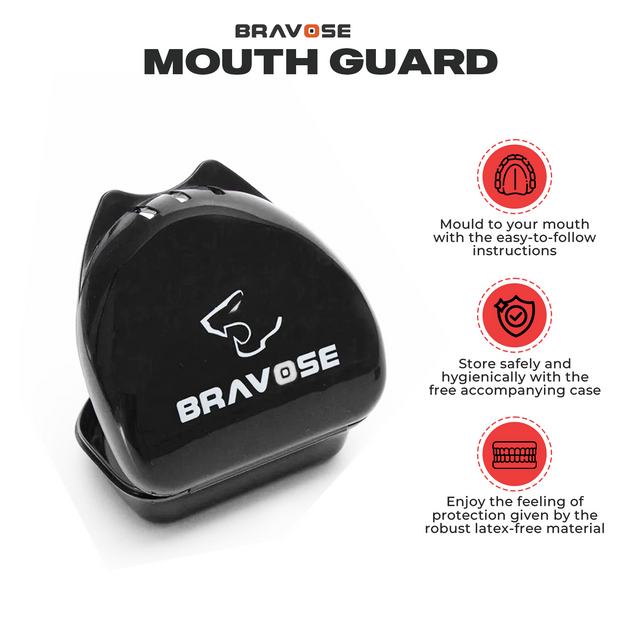 Bravose Mouth Guard Junior White