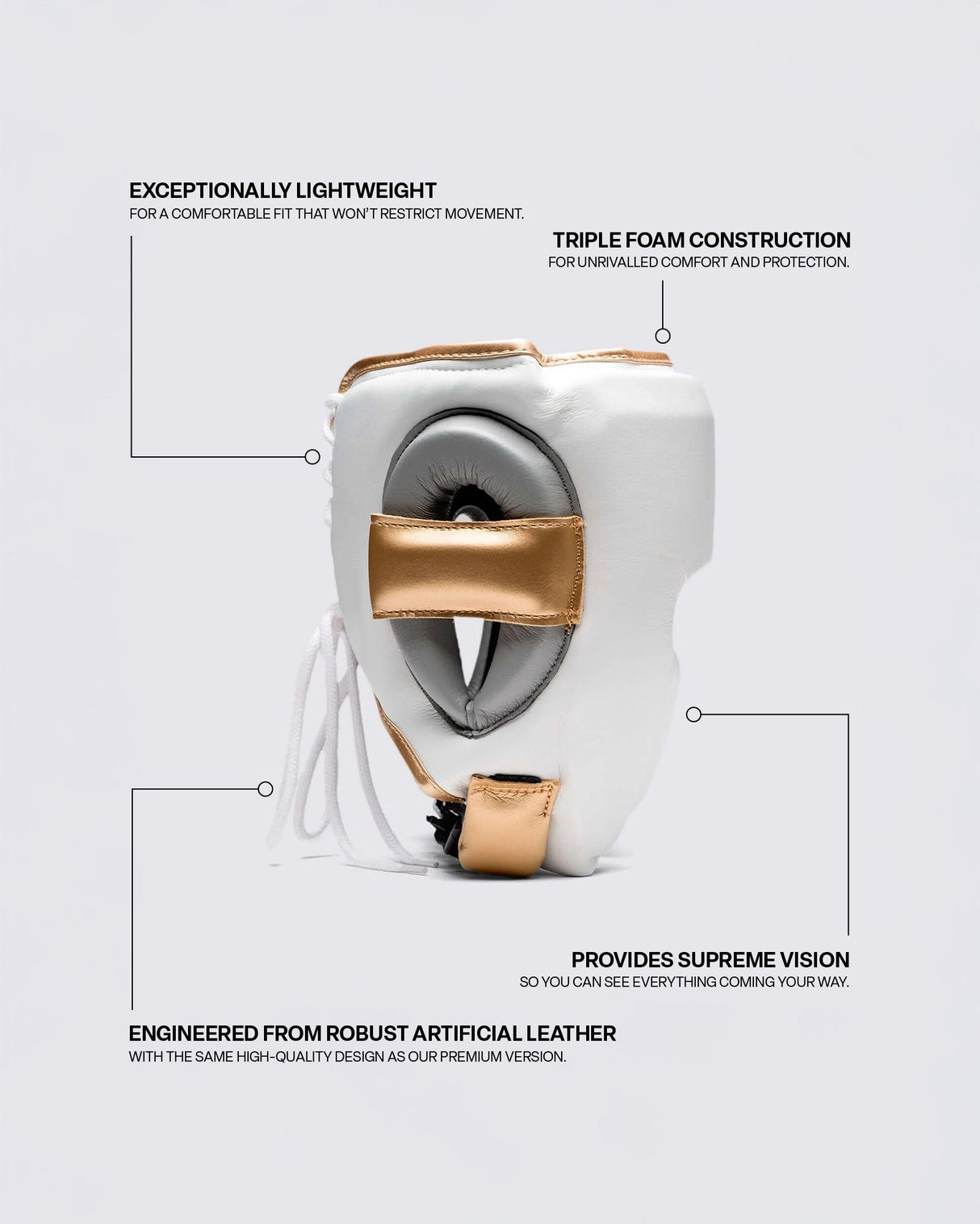 Fly Knight X Headguard White/Grey/Gold