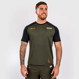 Venum UFC Adrenaline Authentic Fight Week Dry Tech T-Shirt Khaki/Bronze