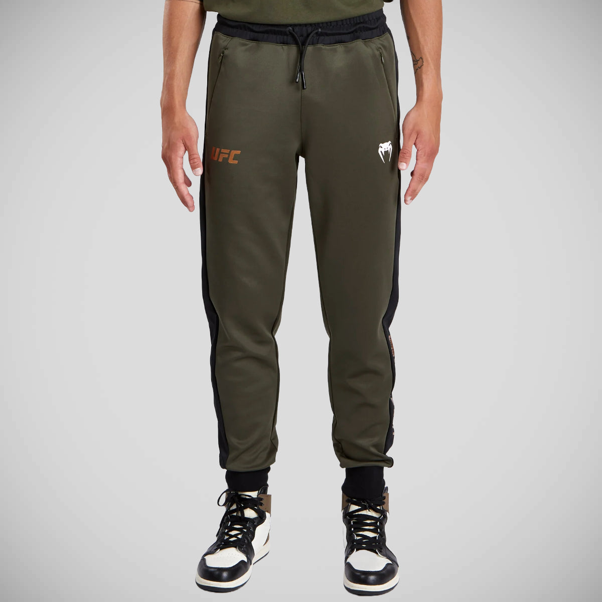 Khaki/Bronze Venum UFC Adrenaline Authentic Fight Week Joggers   