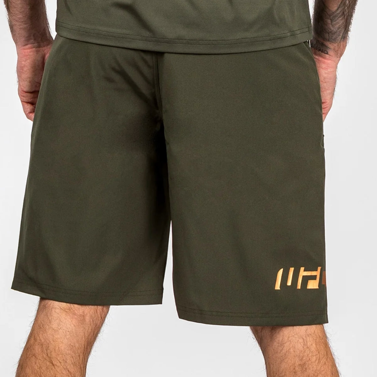 Khaki/Bronze Venum UFC Adrenaline Authentic Fight Week Performance Shorts   