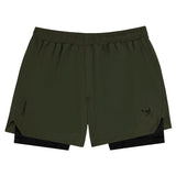 Fumetsu Origins Dual Layer Shorts Khaki