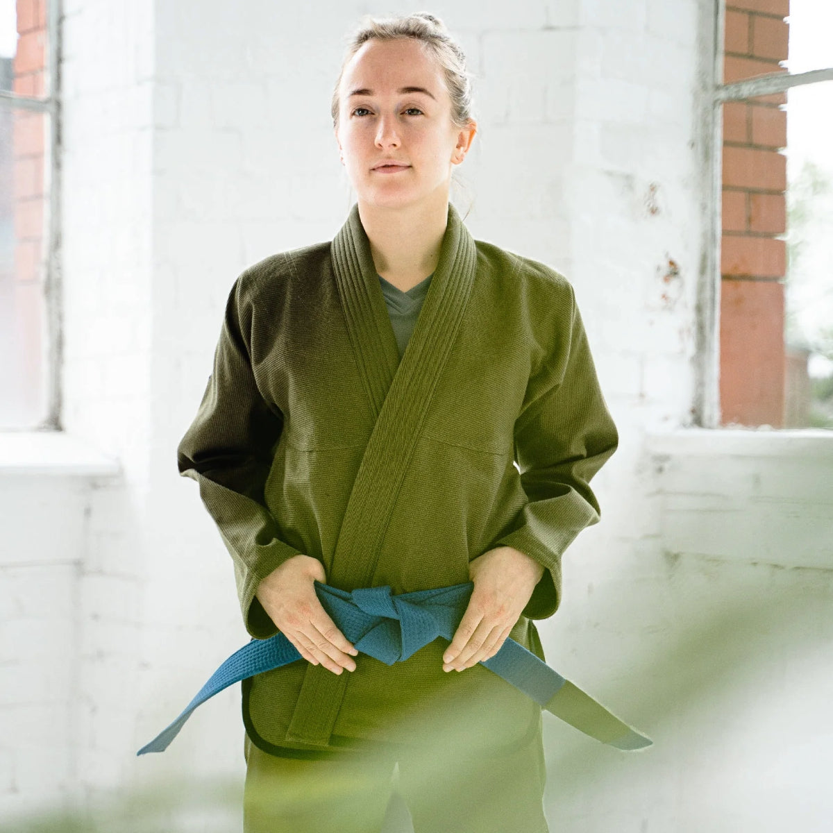 Progresso Academia Feminina+ BJJ GI Khaki