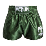 Khaki/White Venum Classic Muay Thai Shorts   