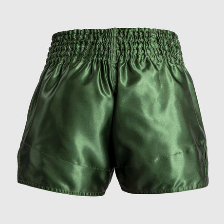 Venum Klassische Muay Thai Shorts Khaki/Weiß