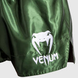 Khaki/White Venum Classic Muay Thai Shorts   