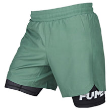 Khaki/Black Fumetsu Dual Layer Fight Shorts