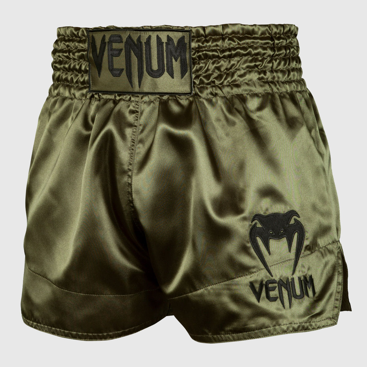 Venum Klassische Muay Thai Shorts Khaki/Schwarz