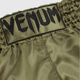 Venum Klassische Muay Thai Shorts Khaki/Schwarz