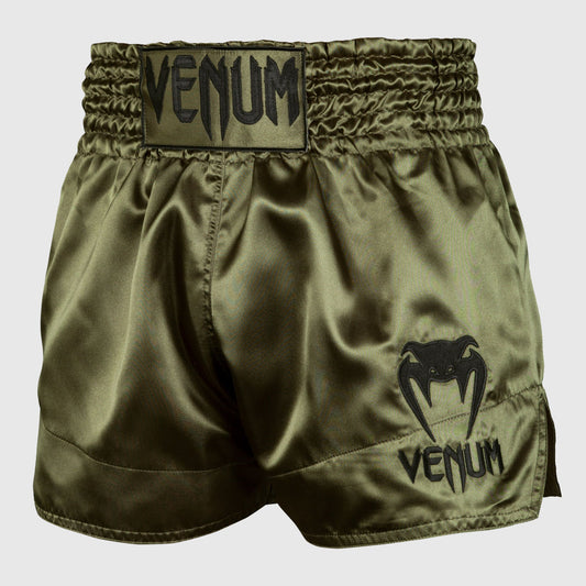 Khaki/Black Venum Classic Muay Thai Shorts