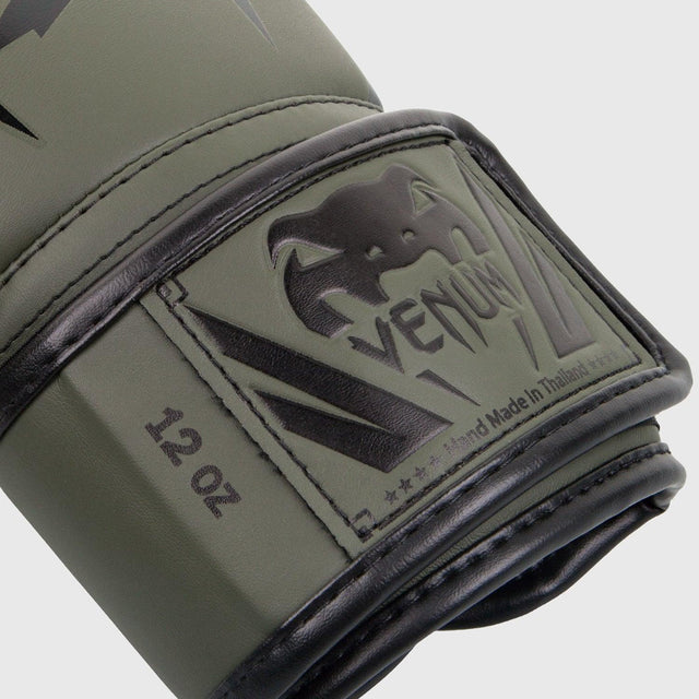 Venum Elite Boxing Gloves Khaki/Black
