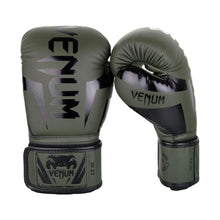 Khaki/Black Venum Elite Boxing Gloves