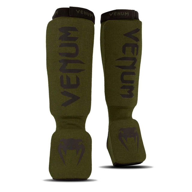 Venum Kontact Shin Instep Guards Khaki/Black