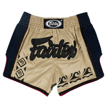 Khaki Fairtex BS1713 Slim Cut Muay Thai Shorts