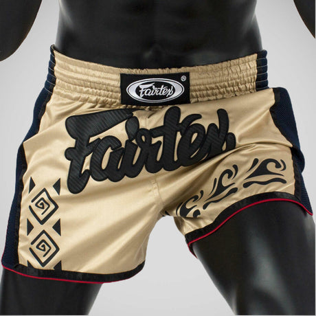 Fairtex BS1713 Slim Cut Muay Thai Shorts Khaki