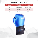 Bravose Fearless Junior Boxing Gloves Blue