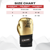 Bravose Fearless Junior Boxing Gloves Gold