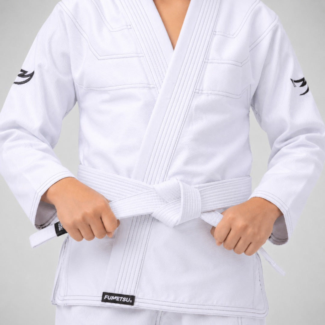 Fumetsu Kids Ghost V-Lite BJJ Gi White/Black