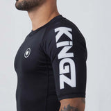 Kingz Kore V2 Guardia de sarpullido de manga corta Negro