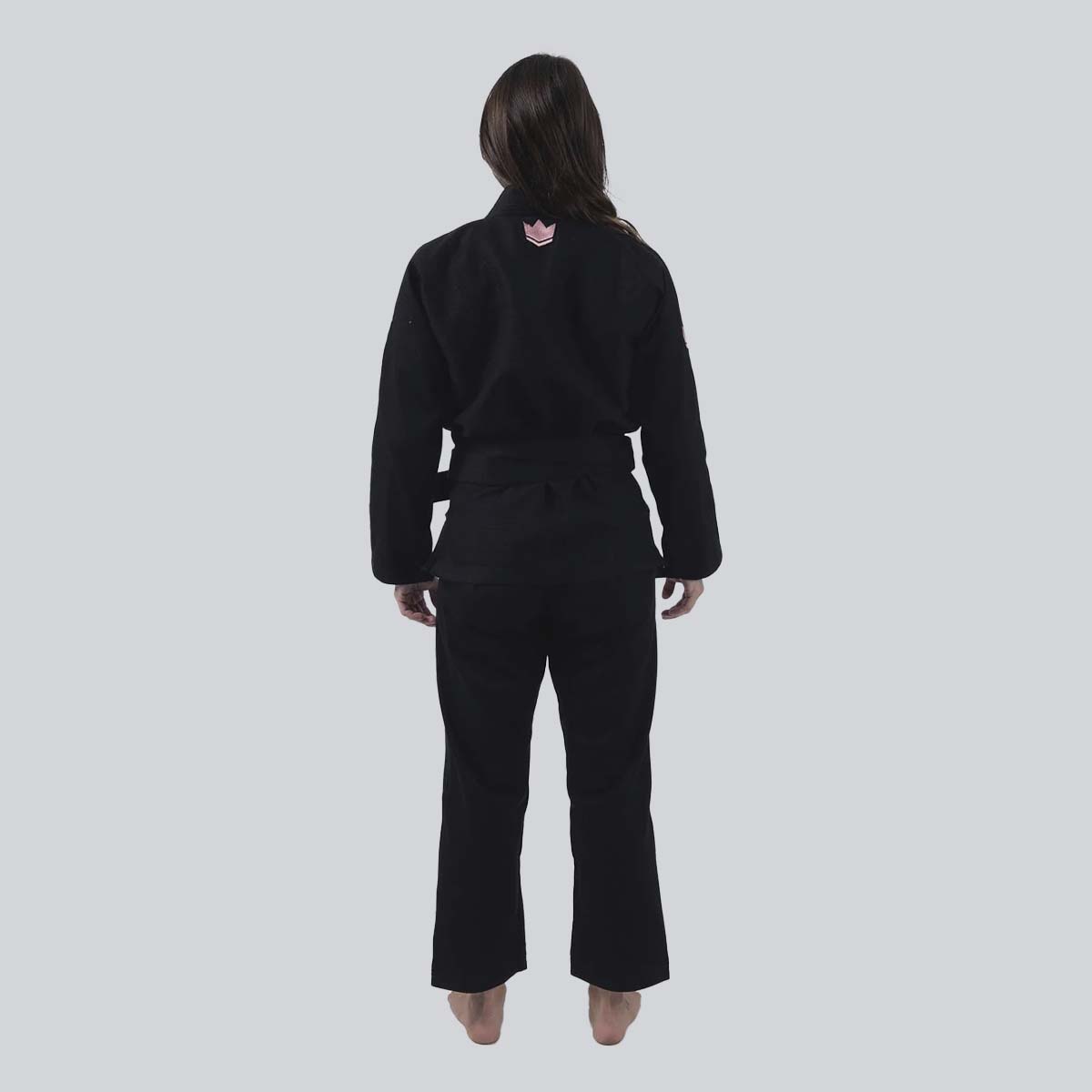 Gold Kingz die One Ladies Bjj Gi Black/Rose
