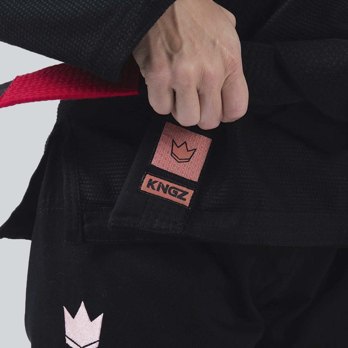 Gold Kingz die One Ladies Bjj Gi Black/Rose