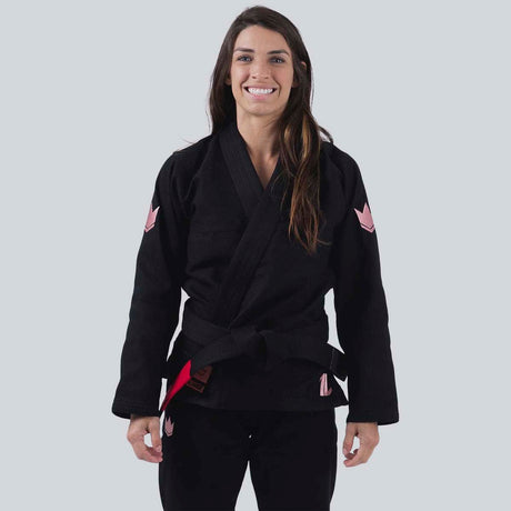 Gold Kingz die One Ladies Bjj Gi Black/Rose
