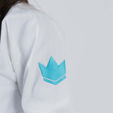 Kingz die One Ladies Bjj Gi White/Sky Blue