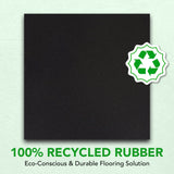 Sprung 11mm PRO Heavy-Duty Rubber Gym Mats - Black