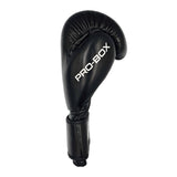 Pro-Box Leather Essential Boxing Gloves Black
