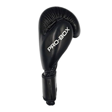Pro-Box Leather Essential Boxing Gloves Black