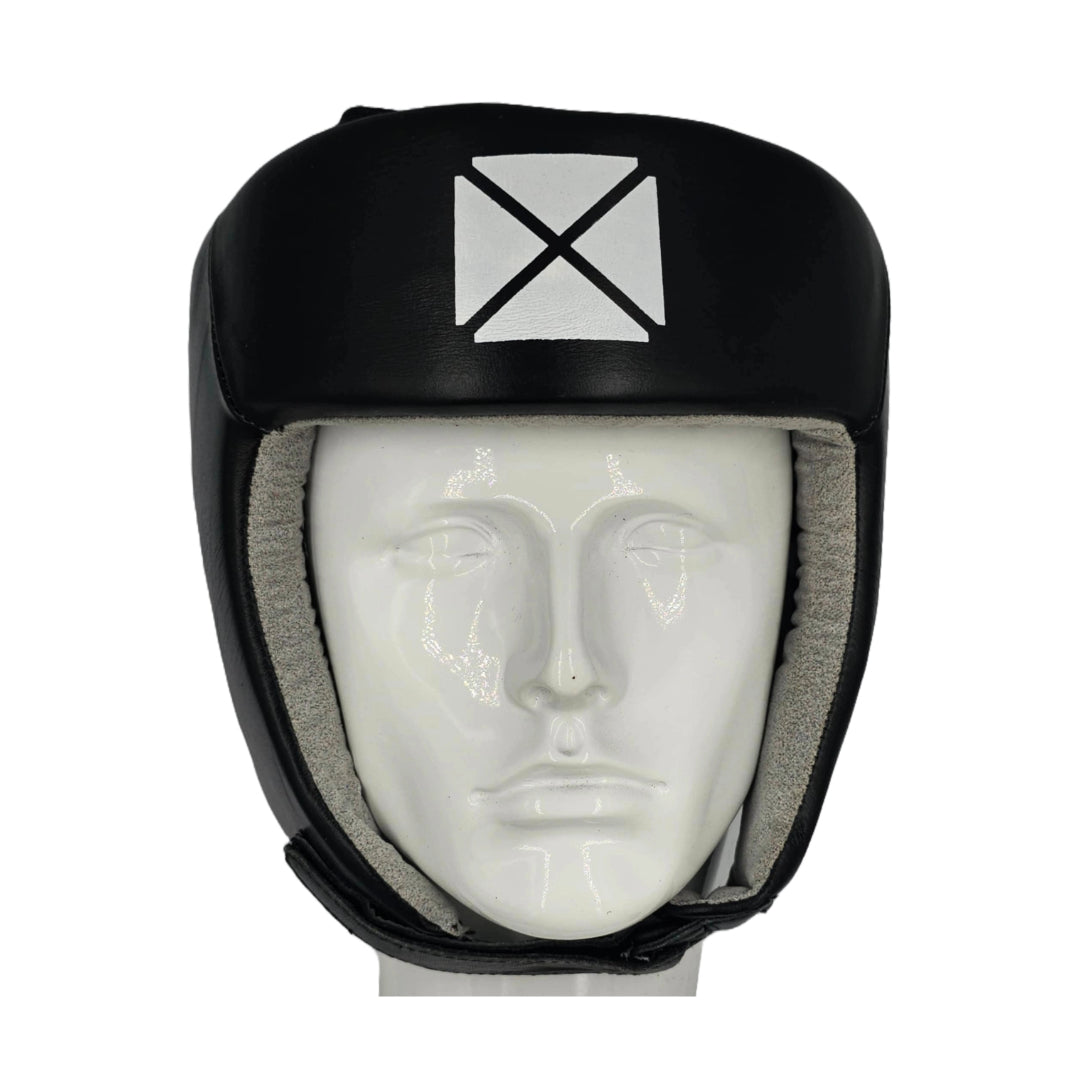 Pro-Box Leather Club Essentials Head Guard Black