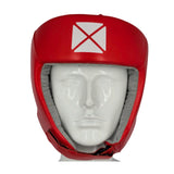 Pro-Box Leather Essential Head Guard Red