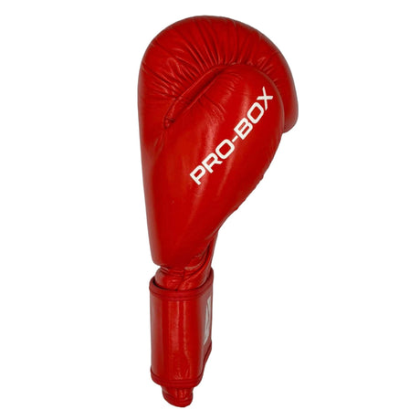 Pro-Box Leather Essential Boxing Gloves Red