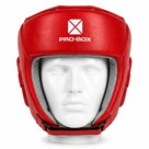 Pro-Box Leather Essential Head Guard Red
