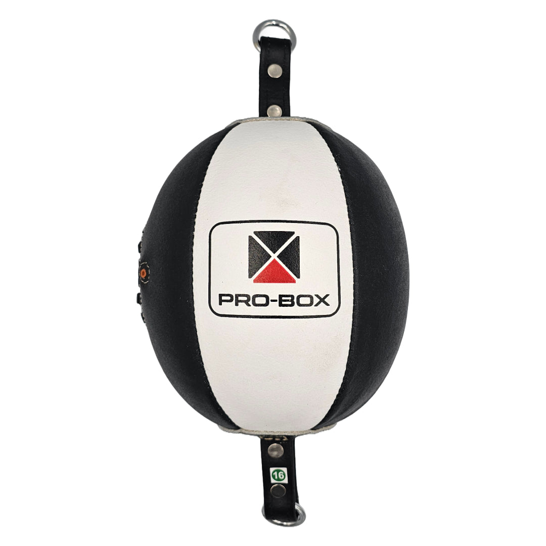Pro-Box Black Collection Leather Floor to Ceiling Ball Black/White